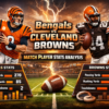 Bengals vs Cleveland Browns Match Player Stats Analysis