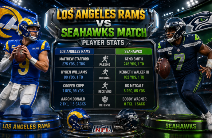 Los Angeles Rams vs Seahawks Match Player Stats Guide
