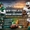 New York Jets vs Miami Dolphins Match Player Stats Analysis