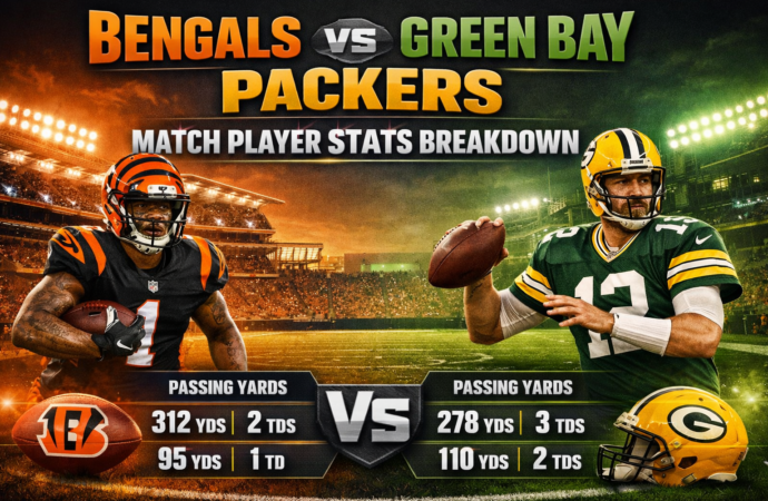 Bengals vs Green Bay Packers Match Player Stats Breakdown