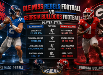 Ole Miss Rebels Football vs Georgia Bulldogs Football Match Player Stats